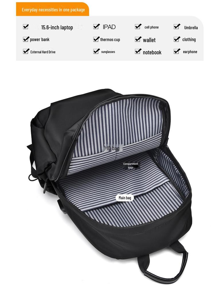 Men's Fashion Business Casual Backpack - Durable, Versatile for Students, Commutes, and Outdoor Travel