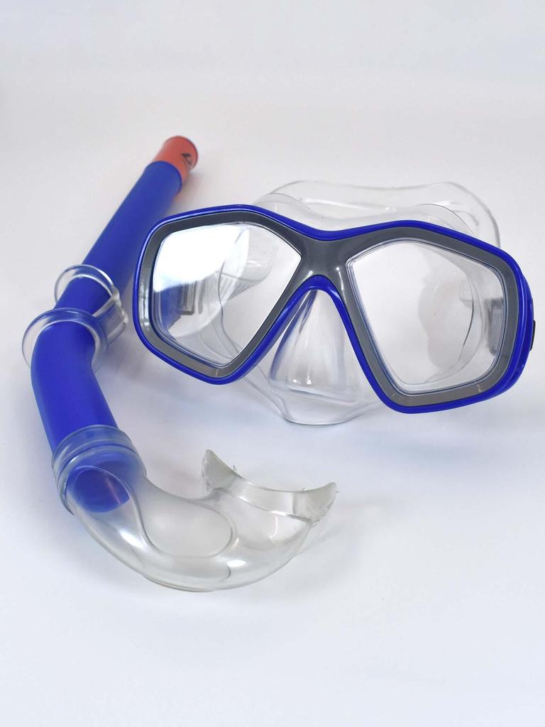 Dykning Snorkelset: Simmask & Glasögon för Vuxna & Barn med Stor Ram