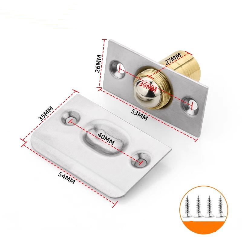 Stainless Steel Rotating Axis Sky Axis Wooden Hinge Invisible Door Up And Down Secret Hinge Door