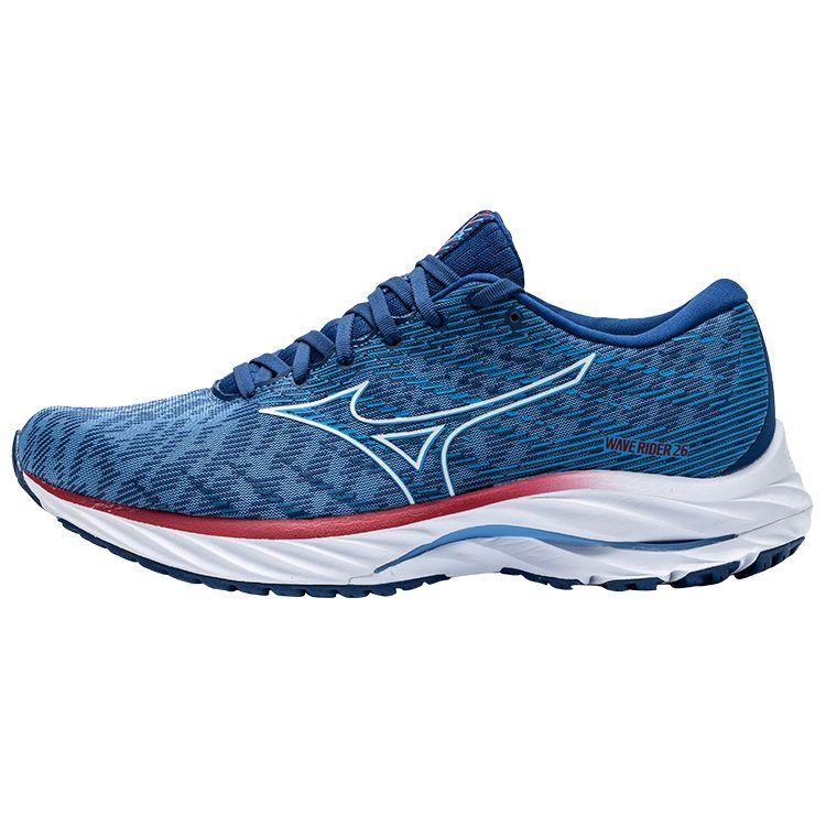 Mizuno Wave Rider 26 Fashion Comfortable Mesh Shock Absorption Non-Slip Rebound Low-Top Carbon Plate Marathon Running Shoes Unisex Sneaker J1GC220355