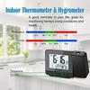 Projection Alarm Clock Digital Table Clock with Thermometer Hygrometer Display