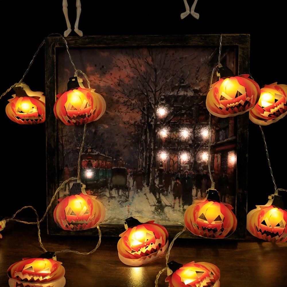 

2022 Halloween Pumpkin for Home Bar Portable Halloween LED String Light 150cm 10LED Halloween