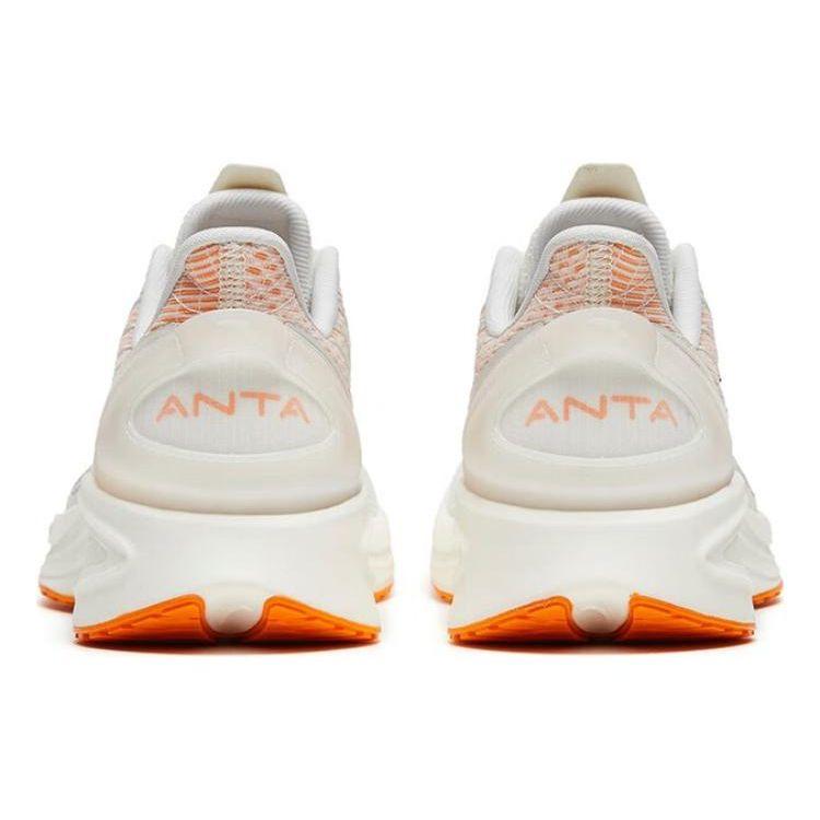 Anta Running Shoes Comfortable Lightweight Non-Slip Wear-Resistant Low-Top Men Sneakers White Orange 112325585-7