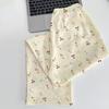 Spring Long-Sleeved Pajamas Women'S Thin Cloud Cotton Sweet Little Cherry Casual And Comfortable Loungewear Set