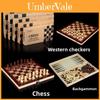 Classic Wooden Chess Board And Pieces With Multiple Game Modes For Home Entertainment