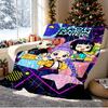 KPop Demon Hunters Pattern Blanket for Home Decoration, Bed, Sofa, Car Travel, Camping, Suitable for All Seasons, Birthday Christmas Gift