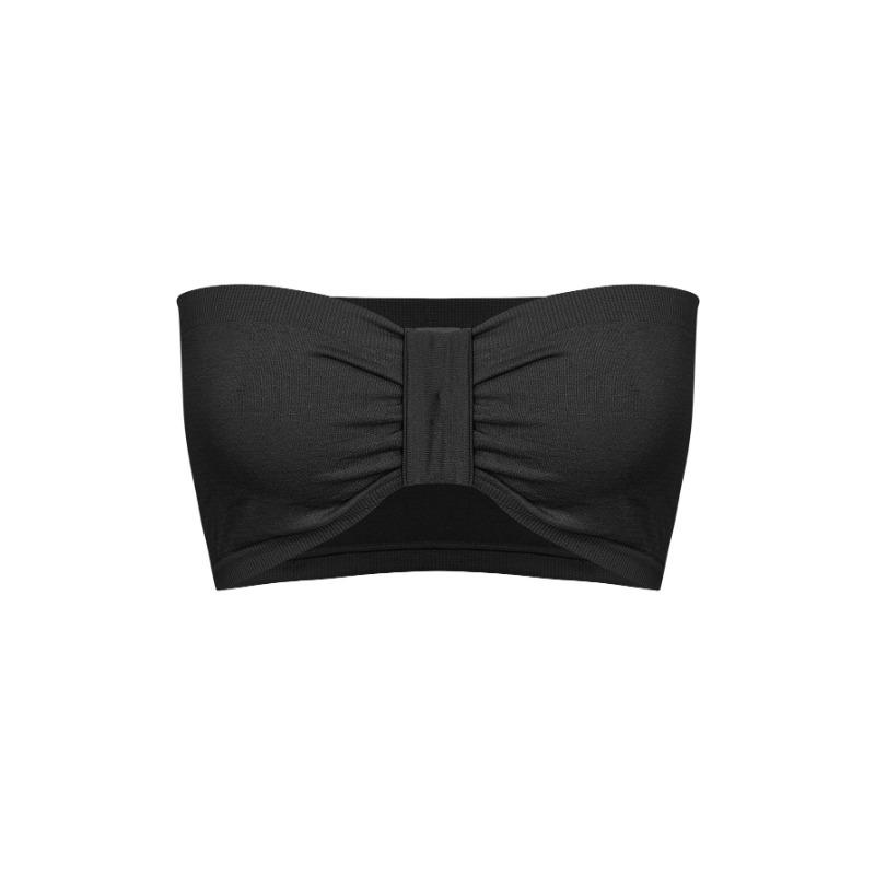 

Strapless Front Closure Bandeau Bra S чёрный