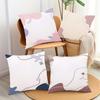 Simple Geometric Print Pattern Home Decor Pillowcase Bedroom Living Room Sofa Decoration Polyester Cushion Cover With Zipper