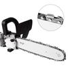 11.5" Electric Chainsaw Polishing Machine Angle Grinder into Saw Chain Woodworking Tool