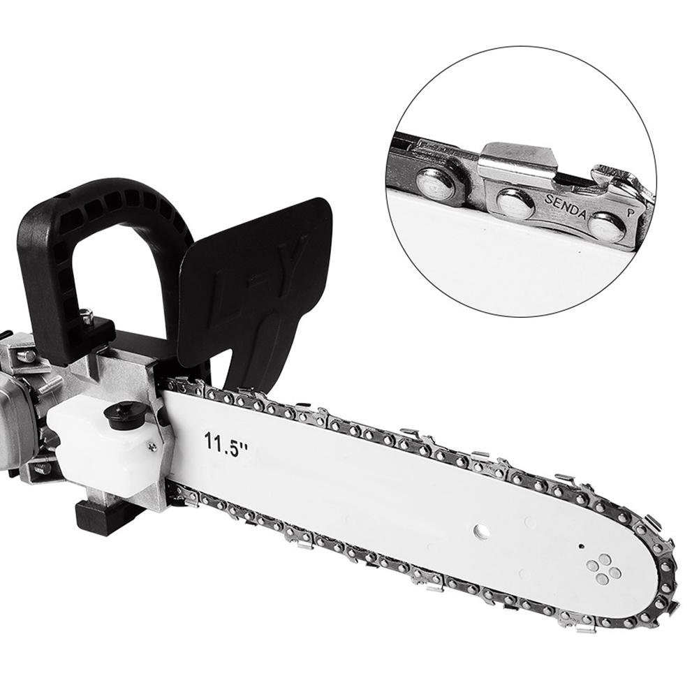 11.5" Electric Chainsaw Polishing Machine Angle Grinder into Saw Chain Woodworking Tool