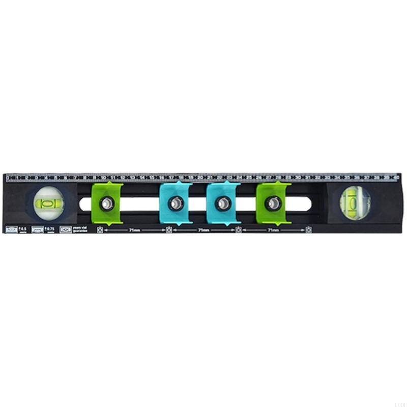 Aluminum Measuring Hole Position Level Ruler For Accurate Hole Drilling Tasks