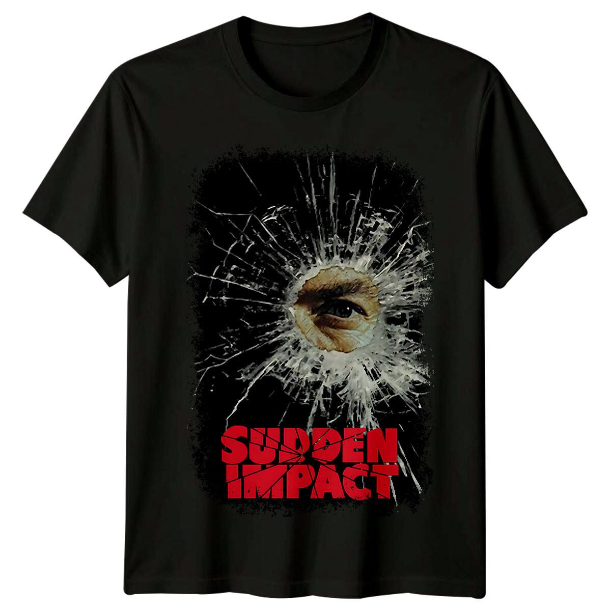 

Внезапный удар (1984) Футболка из 100% хлопка в стиле киноплаката Мужские футболки Топ Ретро 80-х Футболка Унисекс L