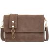 Small Suede Handbag Vezze Frena Taupe
