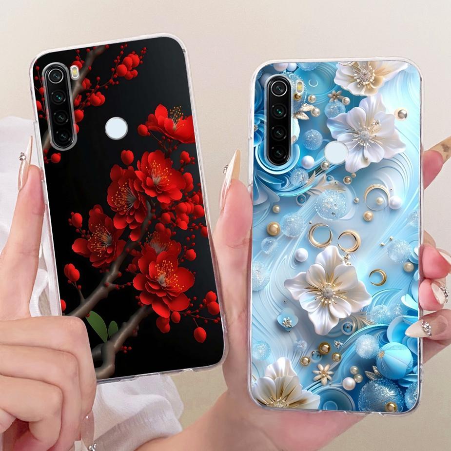 Pour Xiaomi Redmi Note 8 Note8 T Coque Nouvelle Housse Peinte de Luxe Coque de Téléphone Souple Fine Pour Xiaomi Redmi Note 8 Pro Note8 2021 Fundas