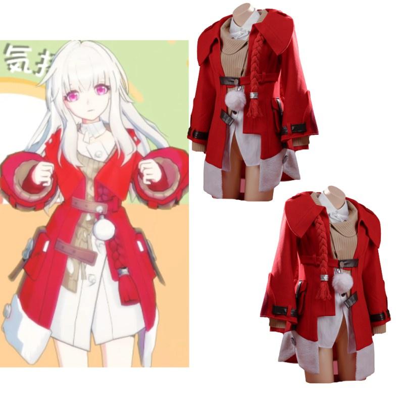 Original Style Snow Knit Fabric Huake Kelala Tasha Cosplay Full Costume Set