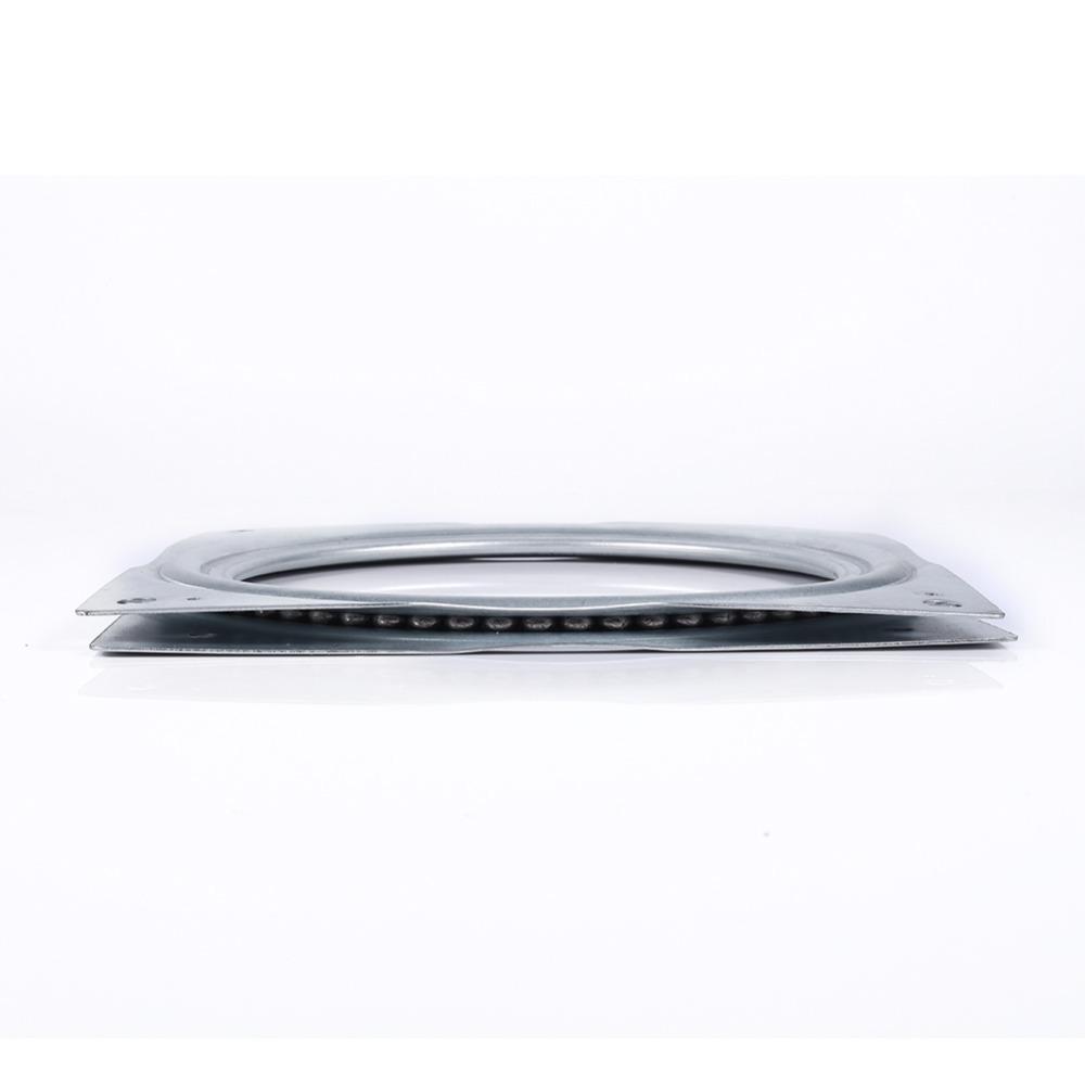 2pcs Steel Ball Bearing Lazy Susan Turntable 6 Inch Square Rotating Tray Serving Trays