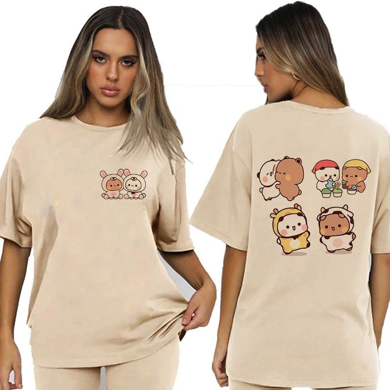 Bubu Dudu Velikost EU Topy Roztomilé tričko Manga Ženy Muži Legrační tričko Grafika Tričko pro volný čas Y2k Streetwear Kreslené gotické oblečení