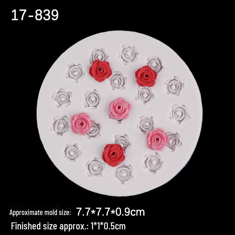 Cherry Blossom Rose Silicone Mold for DIY Cake & Epoxy Decoration