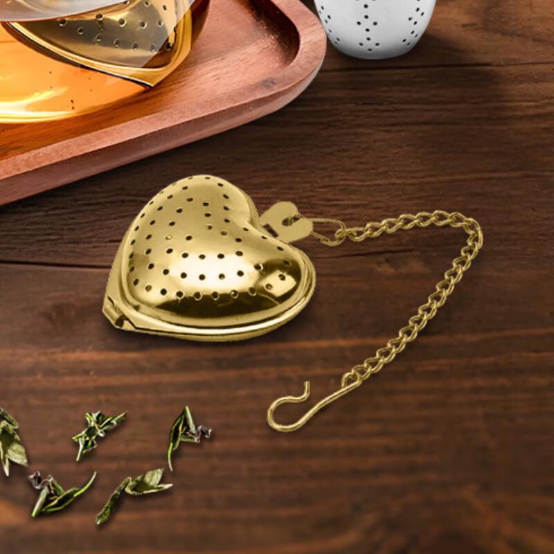 

Pabei 304 Stainless Steel Heart Tea Infuser with Chain