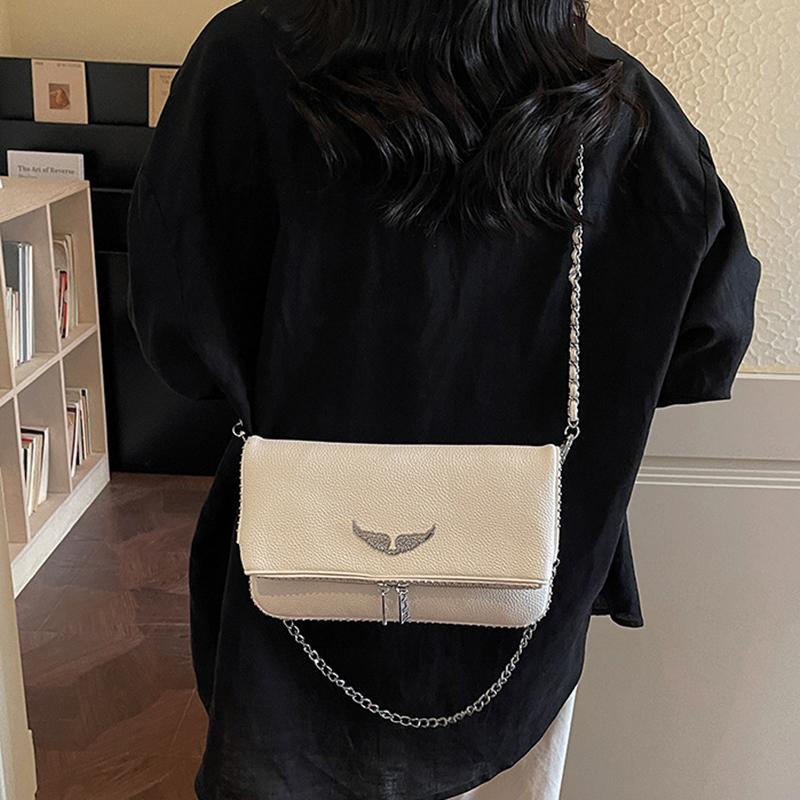 New Luxury Square Bag, Chain Strap Vintage Adjustable Shoulder Crossbody Bag, Minimalist Purse for Daily Use Women Bag