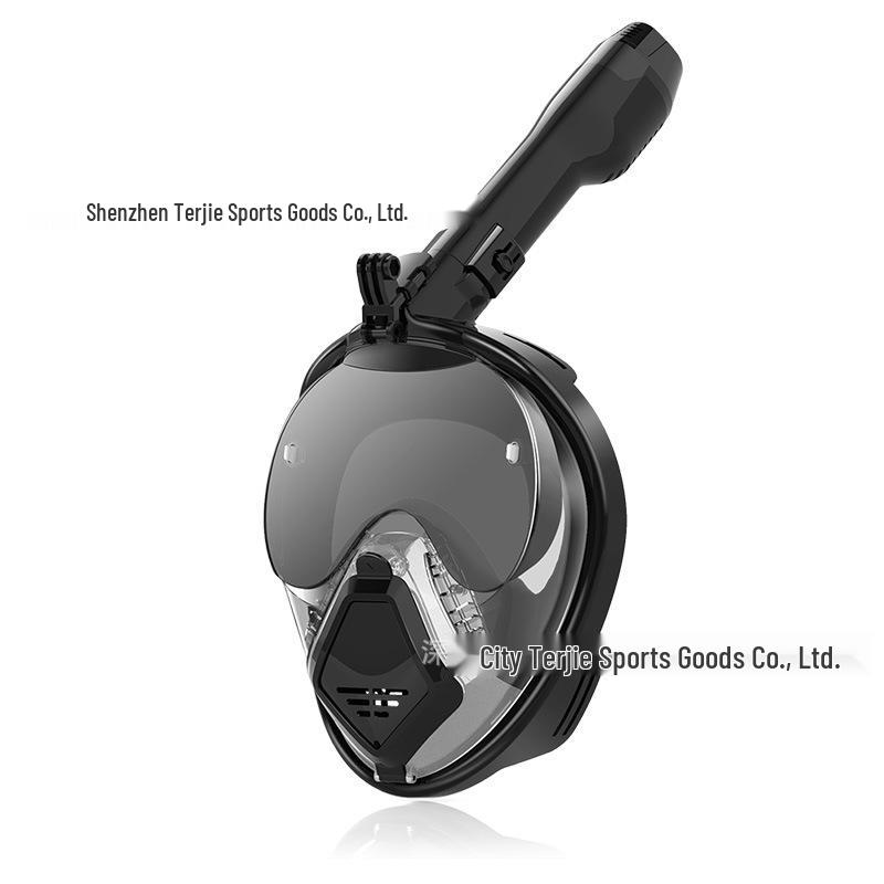 

Foldable HD Anti-Fog Snorkel Mask for Children & Adults - Myopia-Friendly, Full Dry Design L Adult (Men)