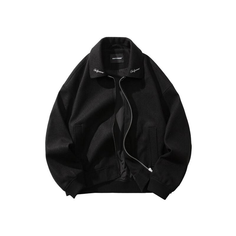 GOLFCROSS Couple's Embroidered Lapel Cardigan Jacket