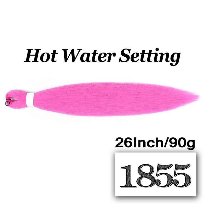 Braiding Hair Pre-stretched 26 Inch Hair Extensions for Afro Crochet Braids Synthetic Hair DIY Purple Pink Peach Red Jumbo Braid