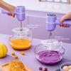 Electric Egg Beater Handheld Mixer USB-C Charging Cordless Whisk with Detachable Beaters 3 Speeds Modes Kitchen Tool for Baking Cooking