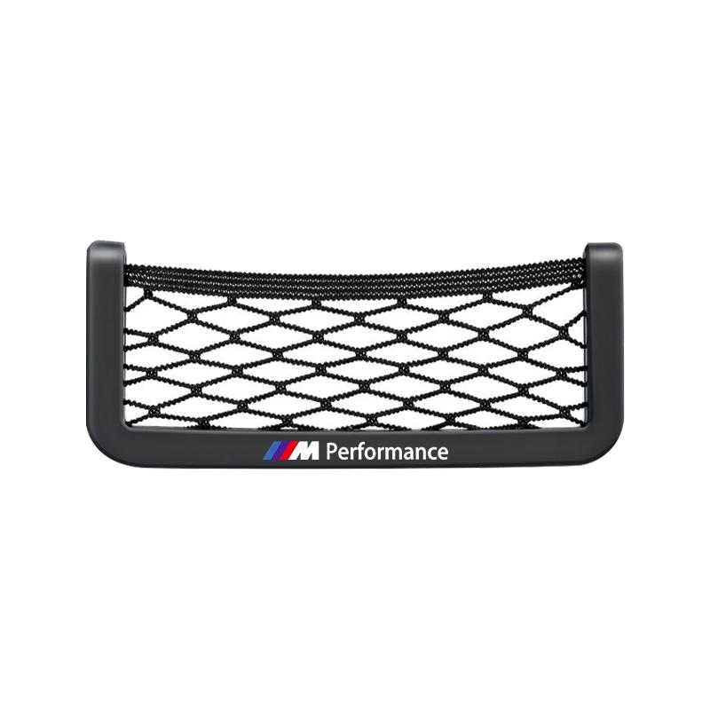 Car Organizer Storage Bag Auto Paste Net Pocket Phone Holder Car Accessories For BMW M E34 E36 E60 E90 E46 E39 E70 F10 F20 F30 X5 X6 X1 M3 M5 M6 E71