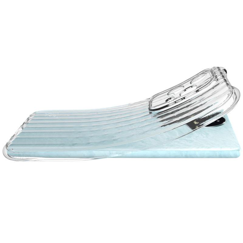 IMAK For iPhone 16 Pro Case Corrugated Texture Soft TPU Protective Phone Cover