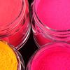 8 Farben Neon Pigment Nagel Pulver Staub Glitter Gradienten schillernden Acryl mit Pinsel