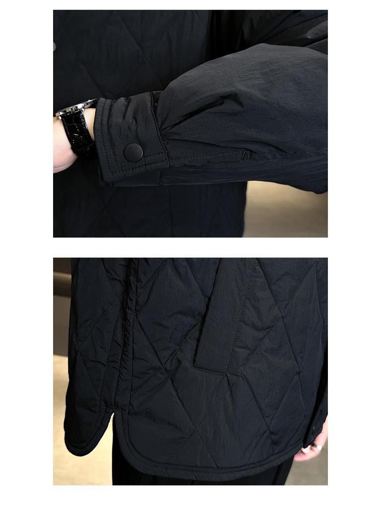 Herren Trendige gesteppte Daunenjacke 2025 mit leichtem weißen Entendaunen-Inlay