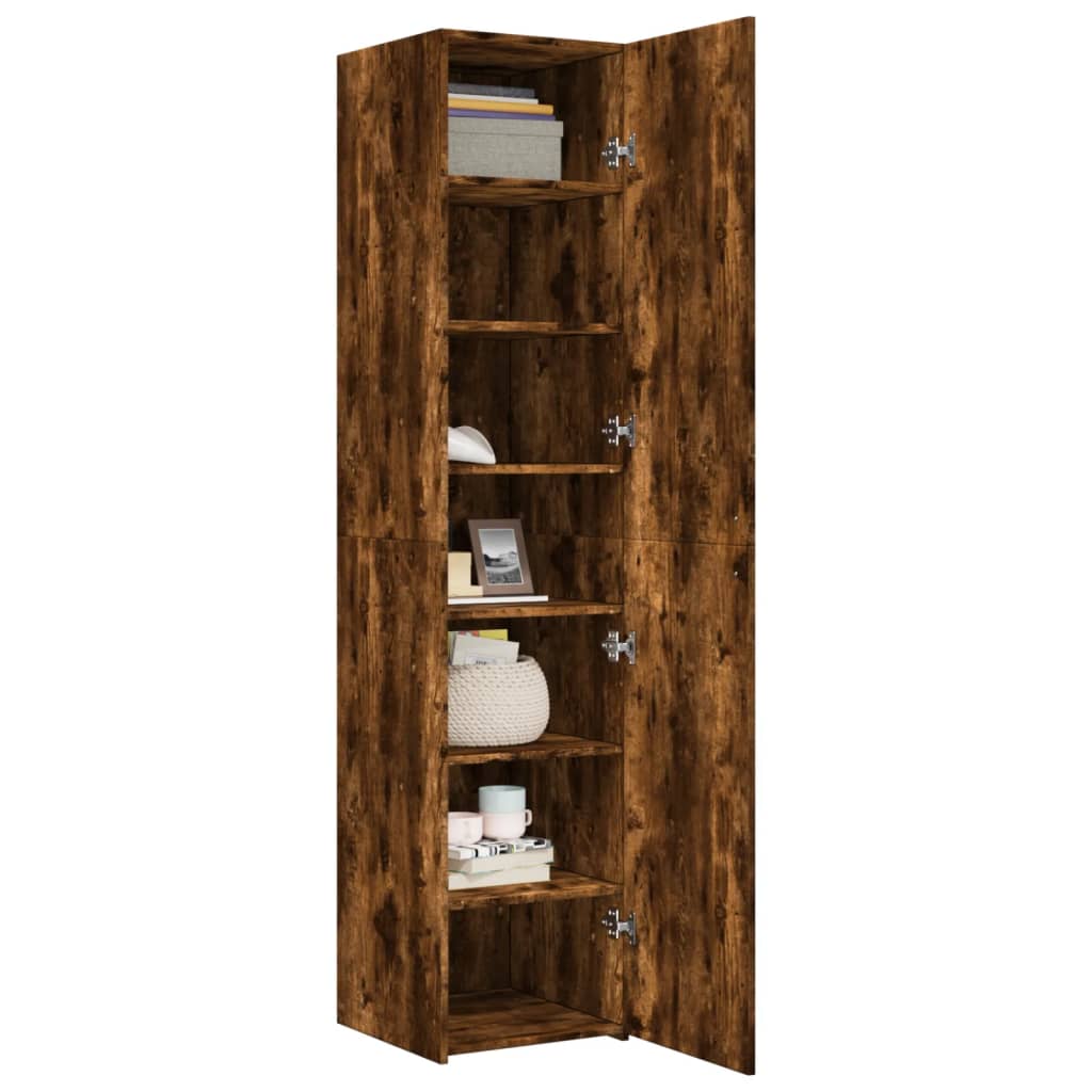 Highboard Smoked Oak 40 X 42.5 X 185 Cm Particle Board