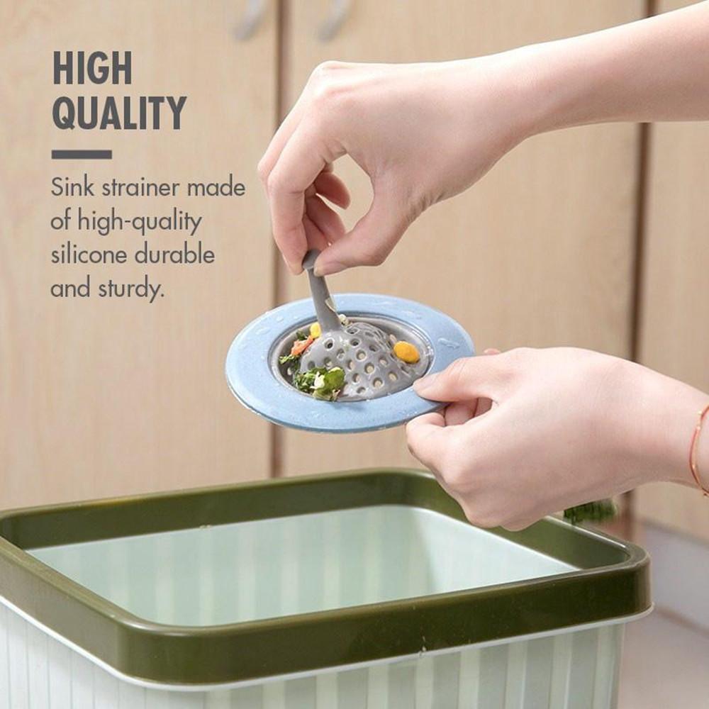 Siliconen Anti-Verstoppingsfilter Draagbaar Spoelbakzeef Badkamer Keukengereedschap Voor Afvoeren Deksel Haar Afval Stopfilter Zeef