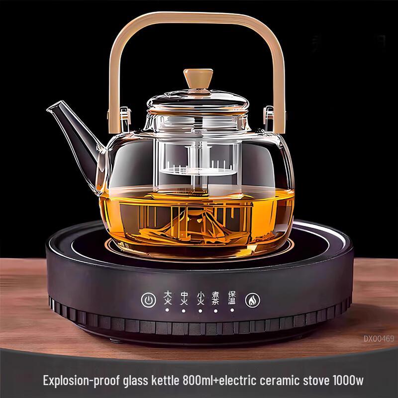 Haofeng Automatic Glass Tea Maker with Electric Stove