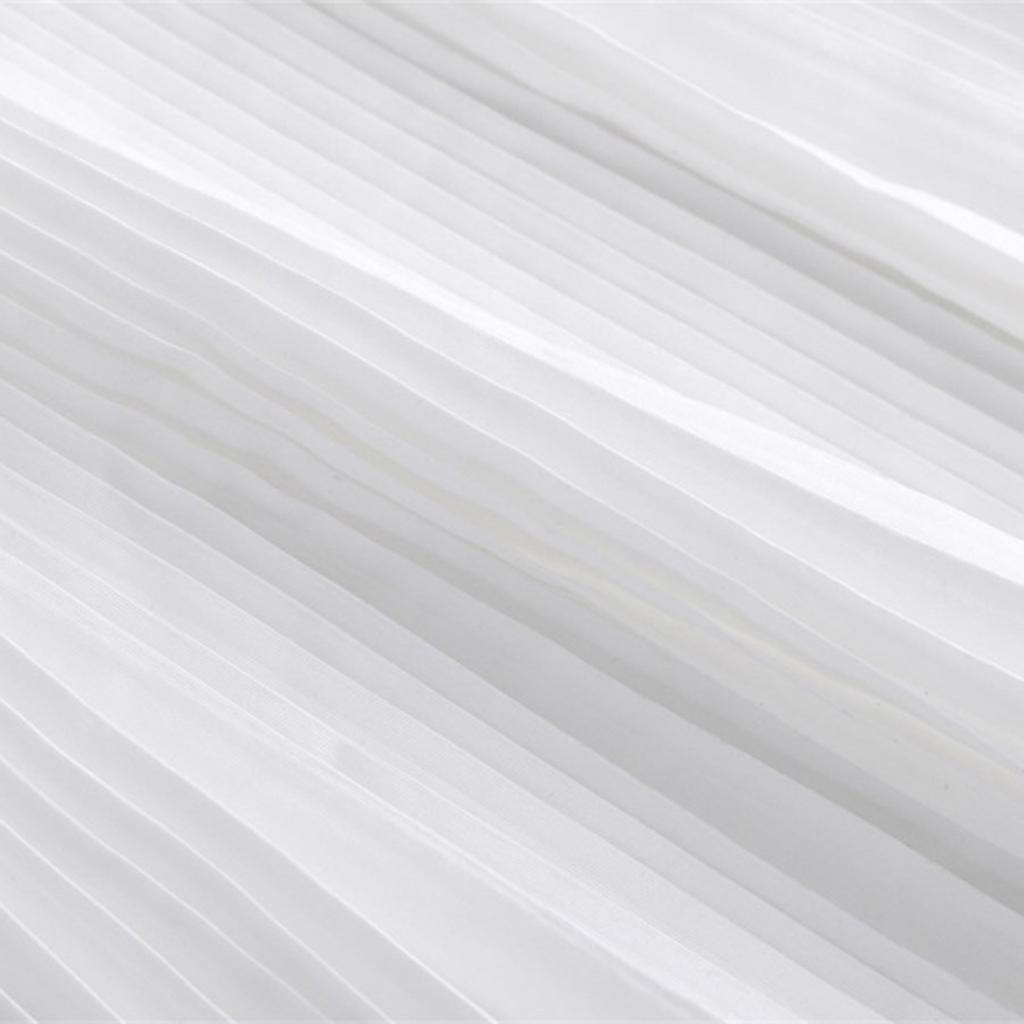 Elegant Detachable Pleated False Collar Pearls Button Shawl and Faux Sleeves Cuffs Set for Parties Costume or Casual