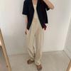 High Waist Women Suit Pants Fall Straight Office Ladies Korean Fashion Trousers Casual Button Loose Female Black Pants