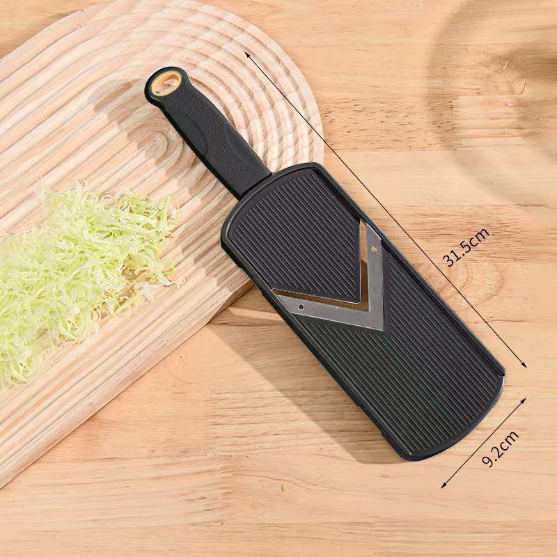 Cabbage & Vegetable Super Fine Julienne Slicer for Salad Prep - Shredder & Grater Kitchen Gadget