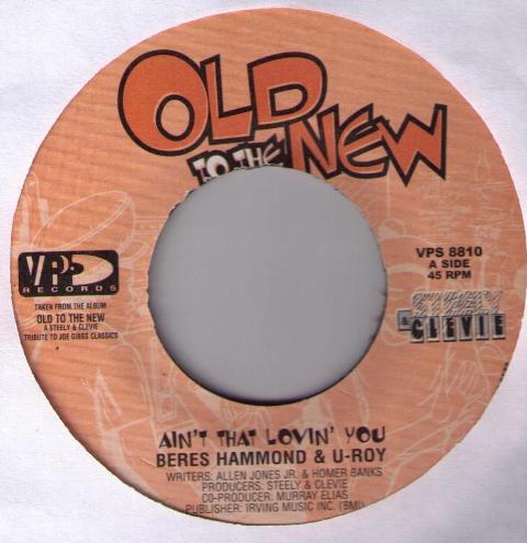 

7inch Record BERES HAMMOND UROY Aint That Lovin You VPS8810 VP Records 2002 US Reggae Ska Dub Used