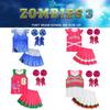 Dětský Kostým Cosplay Roztleskávačka z filmu Zombies 3 Šaty pro Dívky Halloweenský Oblek Dárek