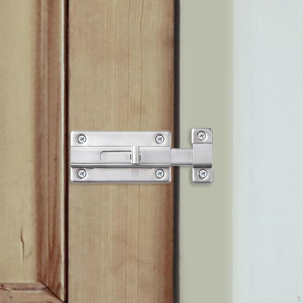 Door Bolt Security Slide Latch Lock Easy To Install for