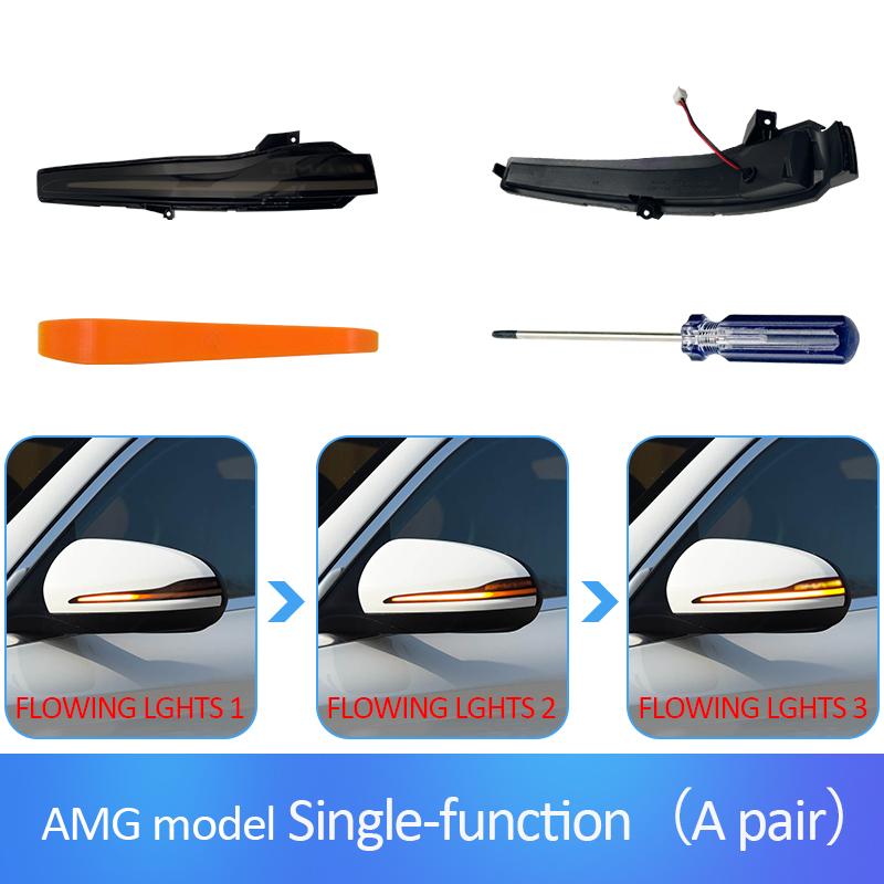 Dynamic LED Sequential Light Side Mirror Turn Signal Indicator Lamp for Mercedes Benz C E S GLC W205 X253 W213 W222 V Class W447