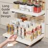 Removable Kitchen Drawer Metal Kitchens Drawers Organizers Spice Sliding Kitchen Organizer Cutlery Pull Out Cabinet Organizer