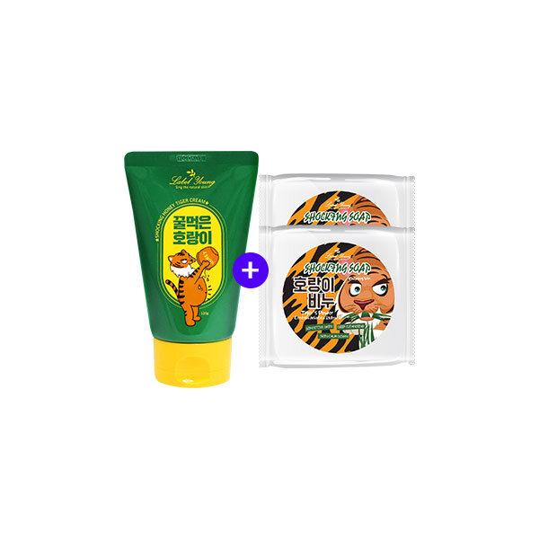 1 Shocking Honey Tiger Cream + 2 Tiger Soaps Shocking Honey Tiger Cream 1 + Tiger Soap 2 Set