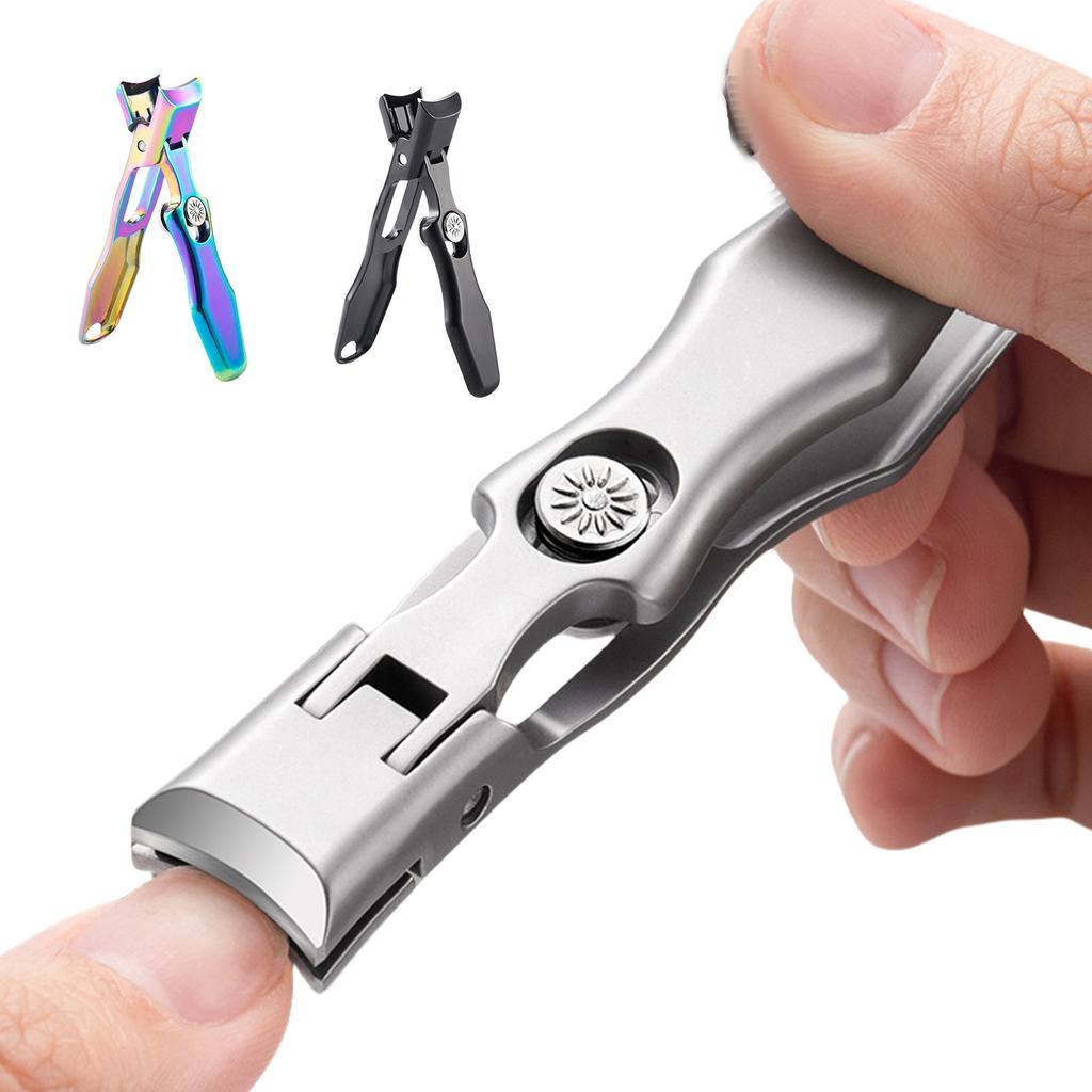 Nail Cutters with Nail File Large Opening Nail Clippers Toenail Cutter Stainless Steel Toenail Clipper Fingernail Cutter