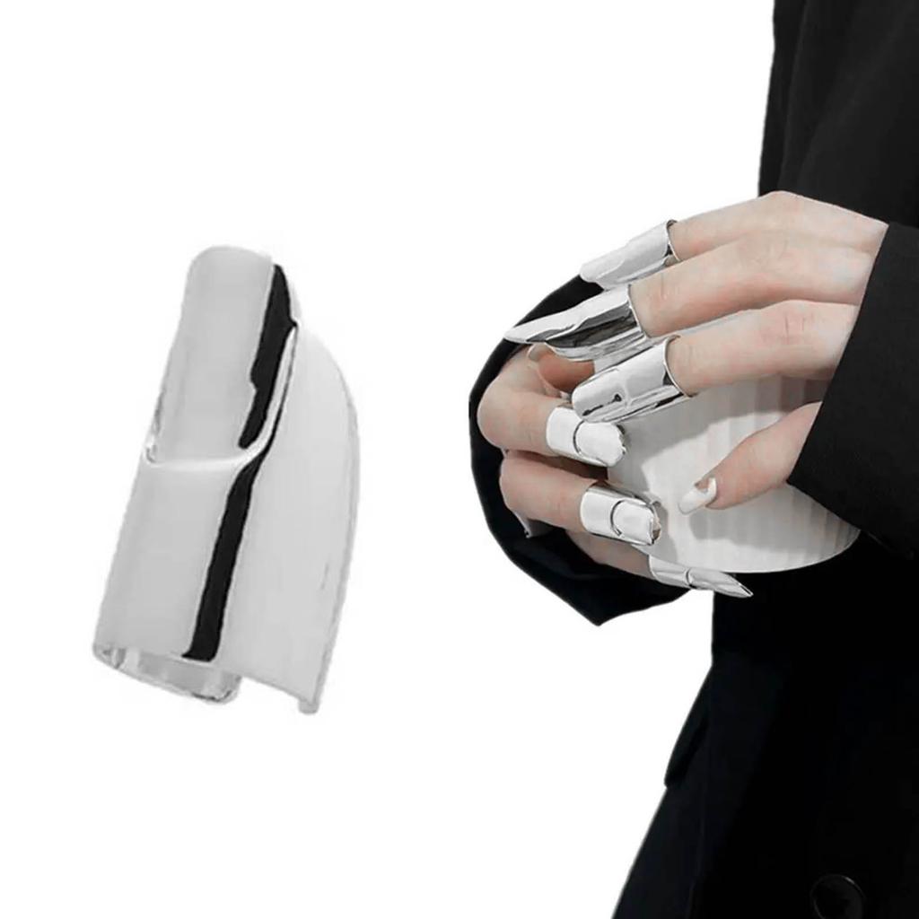 Fashionable Metal Nail Rings Jewelry with Ancient Egypt Theme Fashionable Egyptian Nail Rings Decoration for Gatherings