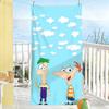 Cartoon P-Phineas and F-Ferb Towel Soft Pool Gift For Travel Gym Shower Camping Quick Dry Sports Large Beach Towels