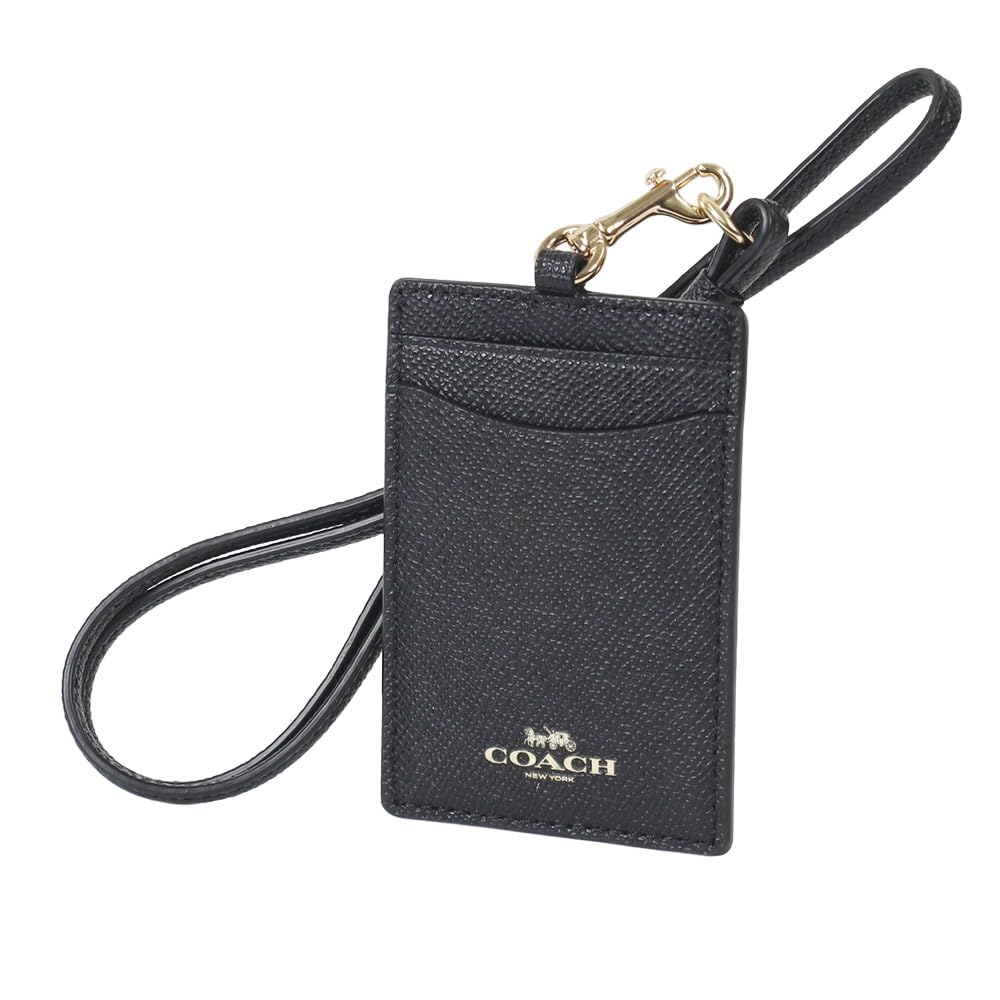 Coach ID Card Case F57311 IMBLK Pass Case Outlet Accessories Women's [Used]