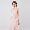 Fairy Ruffle Floral Chiffon Camisole Dress