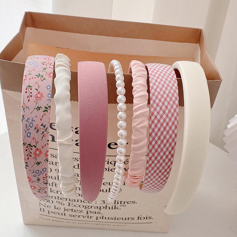 Bentiță de vară franțuzească 2025: Bandă de Păr Elegantă pentru Spălat Fața și Clips de Păr pentru Femei